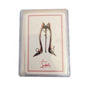 Christian Louboutin High Heel Playing Card with cover